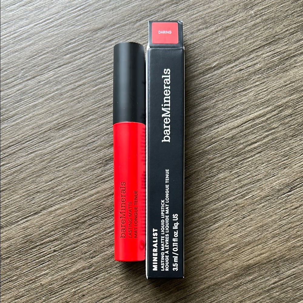 NWT Bare Minerals Liquid Lipstick in “Daring”